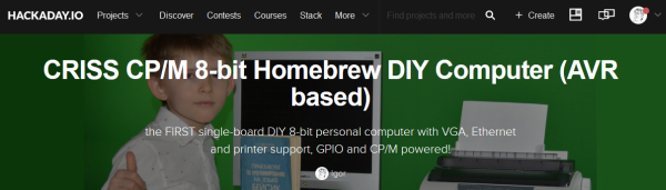 CRISS CP/M at HACKADAY.IO